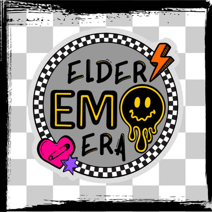 ELDER EMO ERA CLEAR STICKER